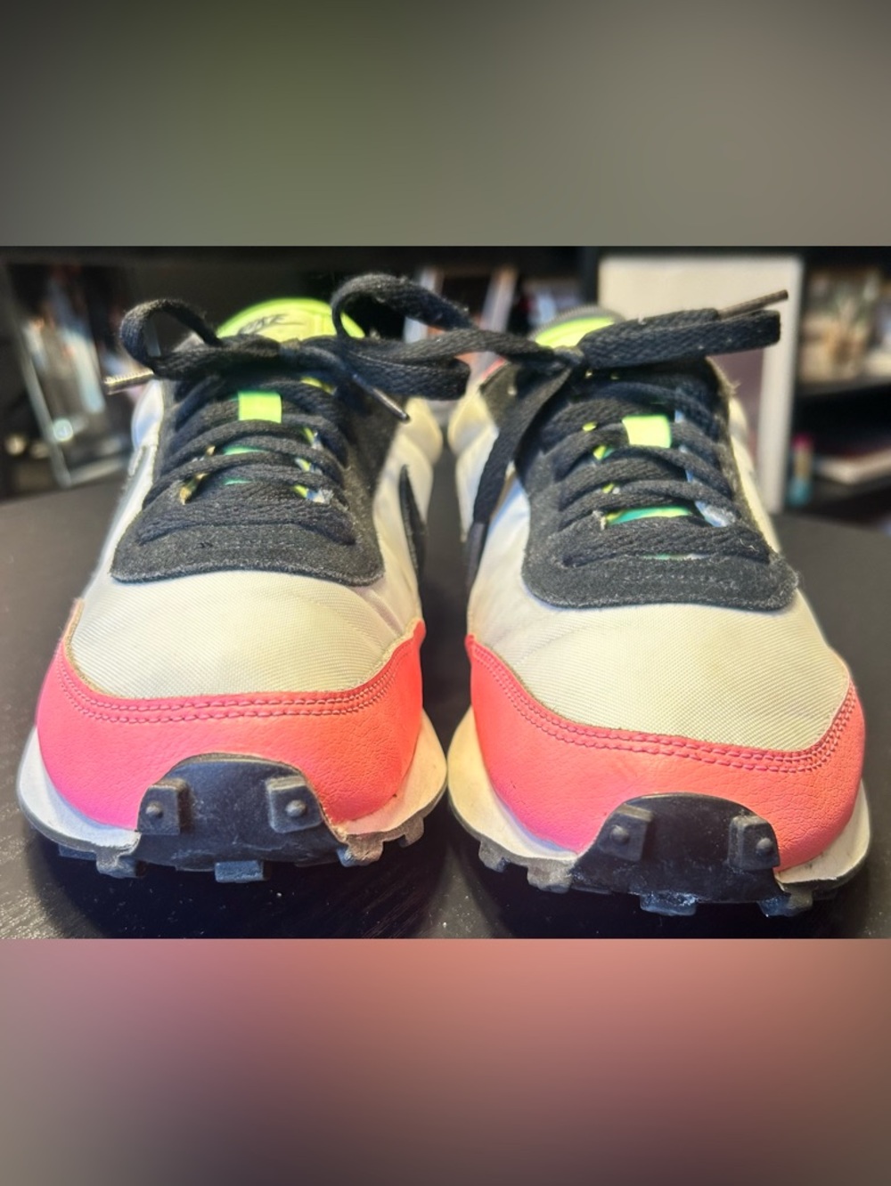 Nike Daybreak in the 'Summit White Sunset Pulse' size 8W 6.5Y